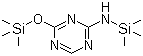 N-(三甲基硅基)-4-(三甲基硅氧基)-1,3,5-三嗪-2-胺分子结构 (CAS 52523-35-0)