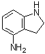 2,3-二氢-1H-吲哚-4-胺分子结构 (CAS 52537-01-6)