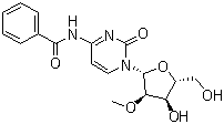N-苯甲酰基-2'-甲氧基胞苷分子结构 (CAS 52571-45-6)