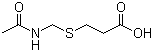 3-(乙酰胺甲硫基)丙酸分子结构 (CAS 52574-08-0)