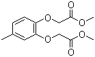 4-甲基邻苯二酚二乙酸二甲酯分子结构 (CAS 52589-39-6)