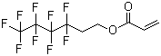 2-(全氟丁基)乙基丙烯酸酯分子结构 (CAS 52591-27-2)
