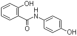 结构式 CAS# 526-18-1, 柳胺酚; 利胆酚; 2-羟基-N-(4-羟基苯基)苯甲酰胺