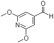 2,6-二甲氧基吡啶-4-甲醛分子结构 (CAS 52606-01-6)