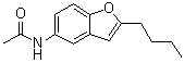 2-丁基-5-(乙酰氨基)苯并呋喃分子结构 (CAS 526196-92-9)