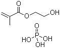 2-甲基-2-丙烯酸-2-羟乙基酯磷酸酯分子结构 (CAS 52628-03-2)