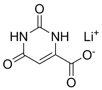 乳清酸锂分子结构 (CAS 5266-20-6)