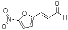 (2E)-3-(5-硝基-2-呋喃基)-2-丙烯醛分子结构 (CAS 52661-56-0)