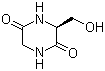 环(甘氨酰-L-丝氨酰)分子结构 (CAS 52661-98-0)