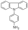 N-(4-氨基苯基)咔唑分子结构 (CAS 52708-37-9)