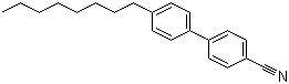 4'-正辛基-4-氰基联苯分子结构 (CAS 52709-84-9)