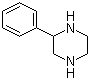 2-苯基哌嗪分子结构 (CAS 5271-26-1)