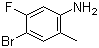 4-溴-5-氟-2-甲基苯胺分子结构 (CAS 52723-82-7)