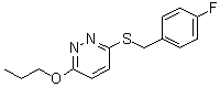 3-[[(4-氟苯基)甲基]硫基]-6-丙氧基哒嗪分子结构 (CAS 5273-54-1)