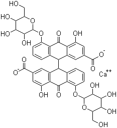 番泻甙 B 钙盐分子结构 (CAS 52730-37-7)