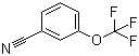 间三氟甲氧基苯腈分子结构 (CAS 52771-22-9)