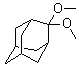 2,2-二甲氧基金刚烷分子结构 (CAS 52776-45-1)