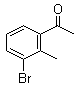 3'-溴-2'-甲基苯乙酮分子结构 (CAS 52779-76-7)
