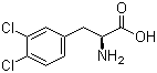 3,4-二氯-L-苯丙氨酸分子结构 (CAS 52794-99-7)