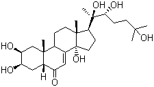 蜕皮激素分子结构 (CAS 5289-74-7)