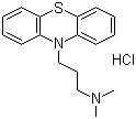 盐酸丙嗪分子结构 (CAS 53-60-1)