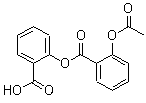 乙酰基水杨酰水杨酸分子结构 (CAS 530-75-6)