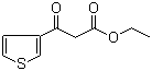 Ethyl 3-oxo-3-(3-thienyl)propionate molecular structure (CAS 53090-46-3)