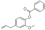 丁香酚苯甲酸酯分子结构 (CAS 531-26-0)