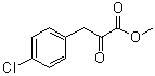3-(4-氯苯基)丙酮酸甲酯分子结构 (CAS 53101-00-1)