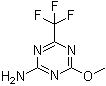 4-甲氧基-6-(三氟甲基)-1,3,5-三嗪-2-胺分子结构 (CAS 5311-05-7)