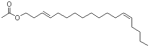 (3E,13Z)-Octadecadien-1-yl acetate molecular structure (CAS 53120-26-6)