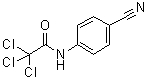 2,2,2-三氯-N-(4-氰基苯基)乙酰胺分子结构 (CAS 53165-95-0)
