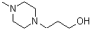 1-(3-羟基丙基)-4-甲基哌嗪分子结构 (CAS 5317-33-9)