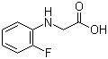 (2-氟苯基氨基)乙酸分子结构 (CAS 5319-42-6)