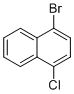 1-溴-4-氯萘分子结构 (CAS 53220-82-9)