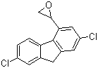 2,7-二氯芴-4-环氧乙烷分子结构 (CAS 53221-14-0)