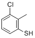 3-氯-2-甲基苯硫酚分子结构 (CAS 53249-76-6)