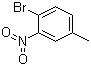 4-溴-3-硝基甲苯分子结构 (CAS 5326-34-1)