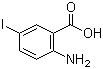 2-氨基-5-碘苯甲酸分子结构 (CAS 5326-47-6)