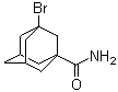 3-溴-1-金刚烷甲酰胺分子结构 (CAS 53263-89-1)