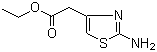 2-氨基-4-噻唑乙酸乙酯分子结构 (CAS 53266-94-7)