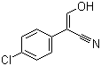 (Z)-2-(4-氯苯基)-3-羟基丙烯腈分子结构 (CAS 53283-56-0)