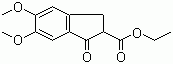 5,6-二甲氧基-1-茚酮-2-羧酸乙酯分子结构 (CAS 53295-44-6)