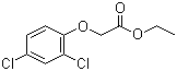 结构式 CAS# 533-23-3, 2,4-滴酸乙酯; 2,4-滴乙酯; 2,4-二氯苯氧乙酸乙酯