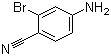 4-氨基-2-溴苯腈分子结构 (CAS 53312-82-6)