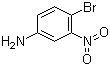 4-溴-3-硝基苯胺分子结构 (CAS 53324-38-2)