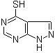 1H-吡唑并[3,4-d]嘧啶-4-硫醇分子结构 (CAS 5334-23-6)