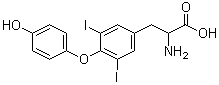 3,5-二碘甲腺氨酸分子结构 (CAS 534-51-0)