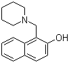 1-(哌啶-1-甲基)-2-萘酚分子结构 (CAS 5342-95-0)