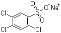 2,4,5-三氯苯磺酸钠分子结构 (CAS 53423-65-7)